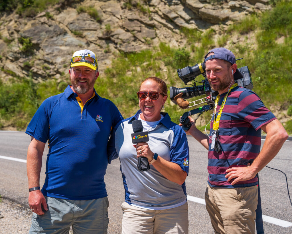Watching the Tour de France and meeting Steve Porino bhm tdf2024s18 newton 1